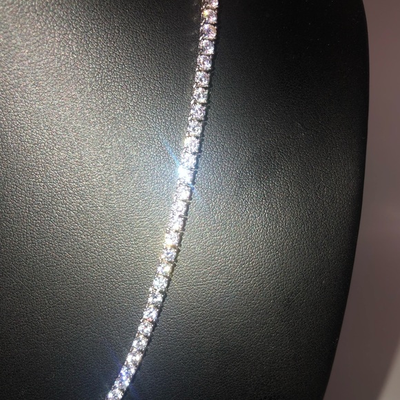 23ct Tennis Necklace - Picture 9 of 13